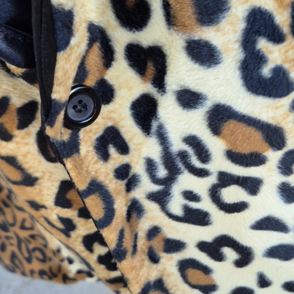 NINE DEEP Leopard Print Costume Sz 4XL Mens Sport Coat Blazer Dinner‎ Jacket